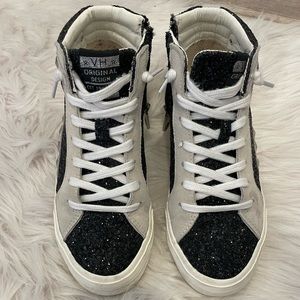 Vintage Havana Sneakers/ Glitter Black/ Women’s Size 7/ EUC